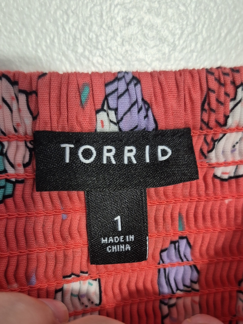 TORRID Coral Cupcake Print Sundress - Picture 9 of 10